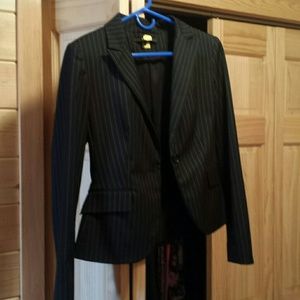Express black pinstripe blazer size 4